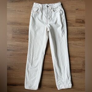 PacSun High Rise Cream Jeans